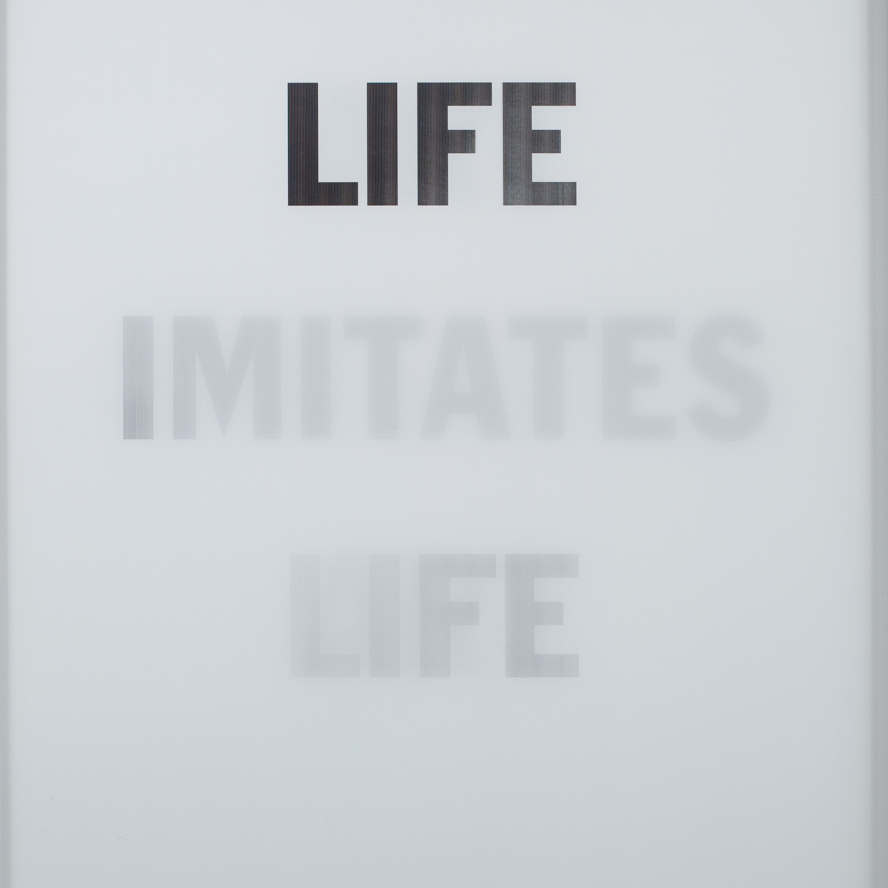 Life Imitates Ads/ Art Imitates Life/ Art Imitates Ads 