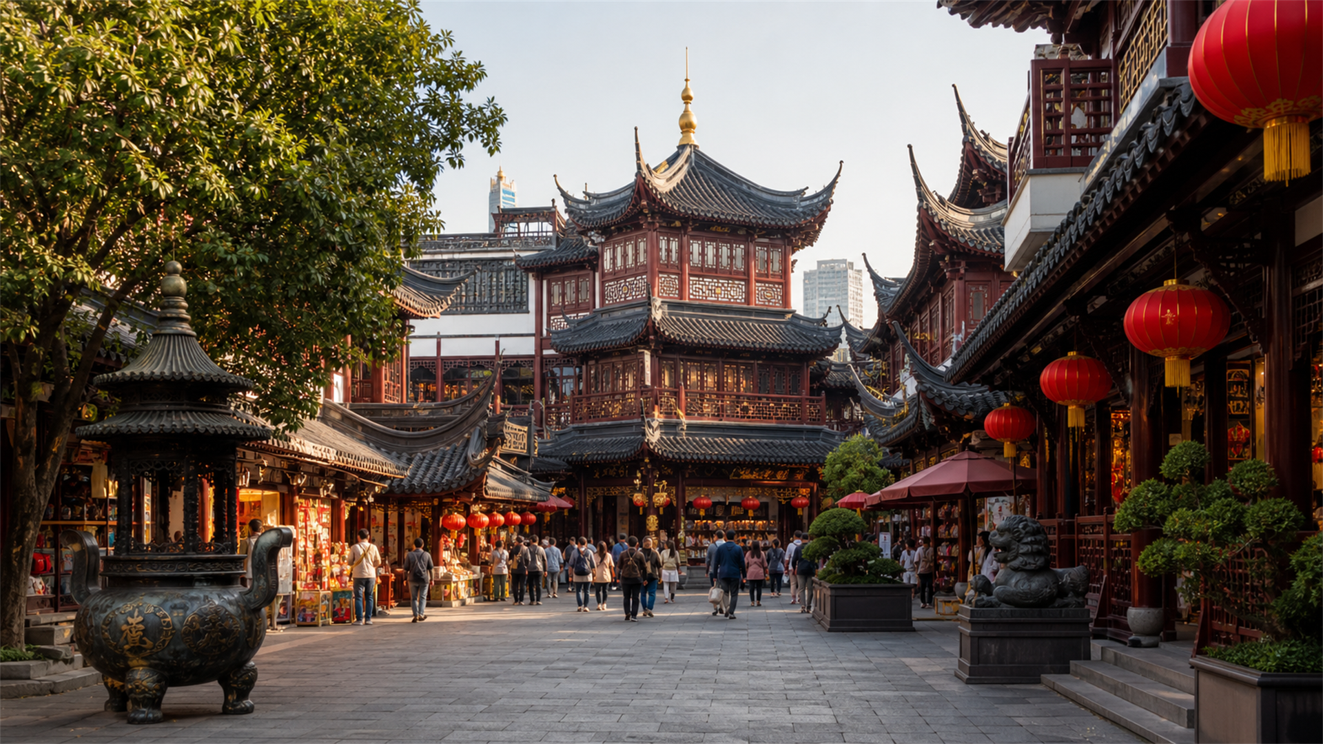 City God Temple area