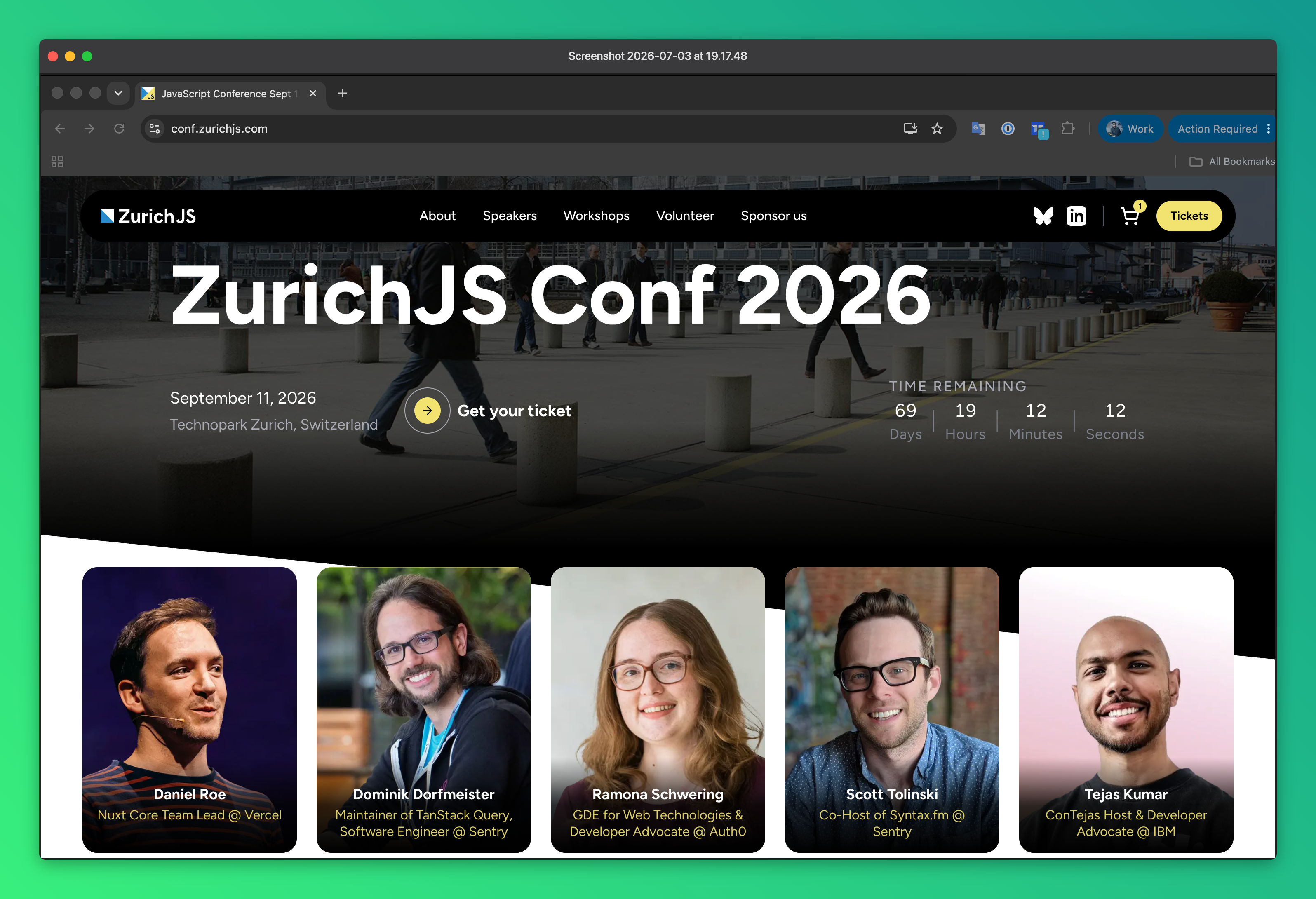 ZurichJS Conf Platform