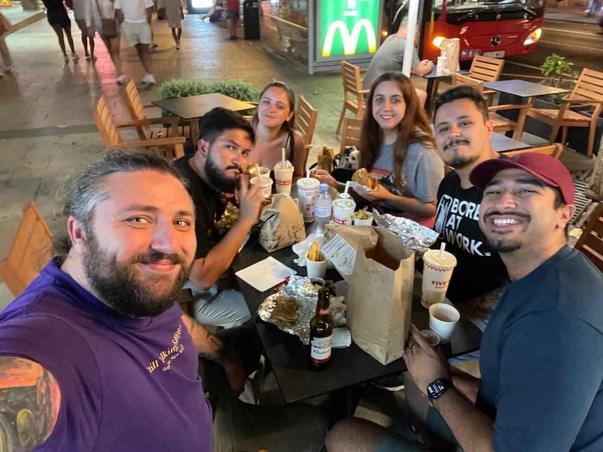 Five Guys after React Alicante!