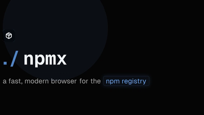 Community, Open Source, and npmx