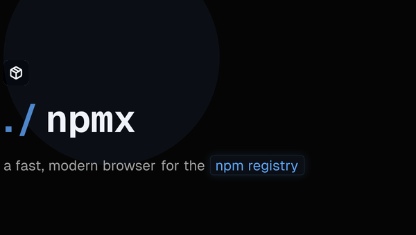 Community, Open Source, and npmx