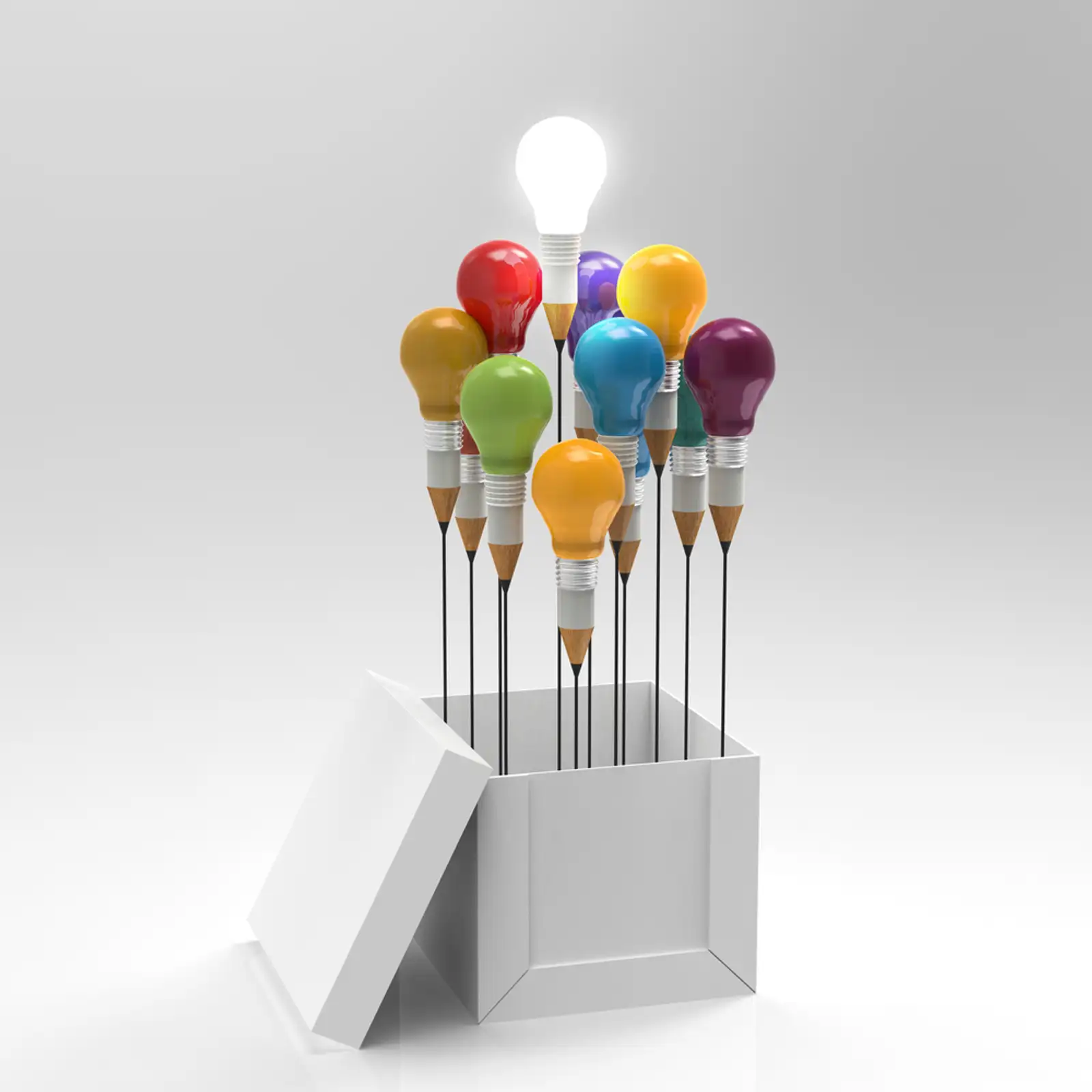 drawing idea pencil and light bulb concept outside the box as creative and leadership concept.jpeg
