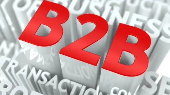 Concept Featuring Business to Business Terms. B2B Word Cloud Concept..jpeg