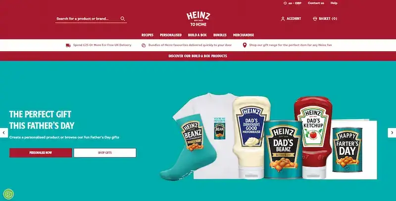 heinz uk home esempio shopify plus.webp
