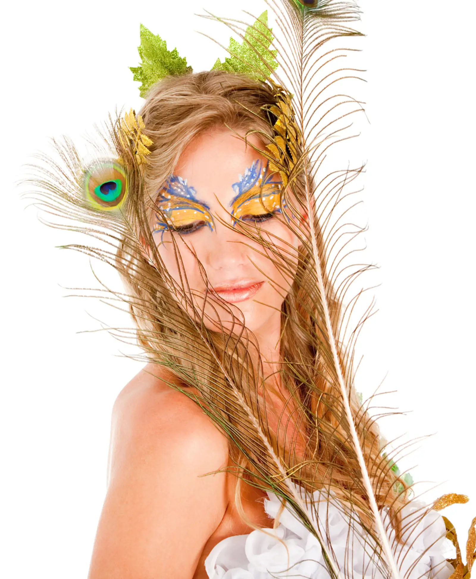 Beautiful Greek goddess isolated over a white background.jpeg