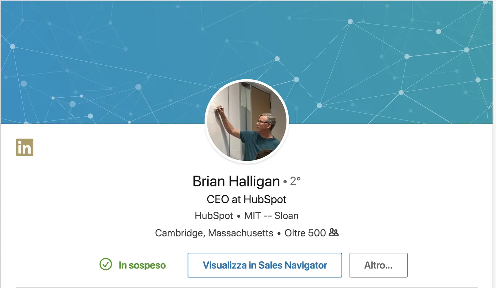 2 1 come inviare un messaggio ad un contato di primo grado di linkedin.png