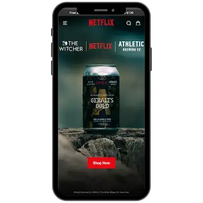 home netfix shop shopify plus esempio.webp