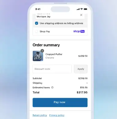 One Page Checkout