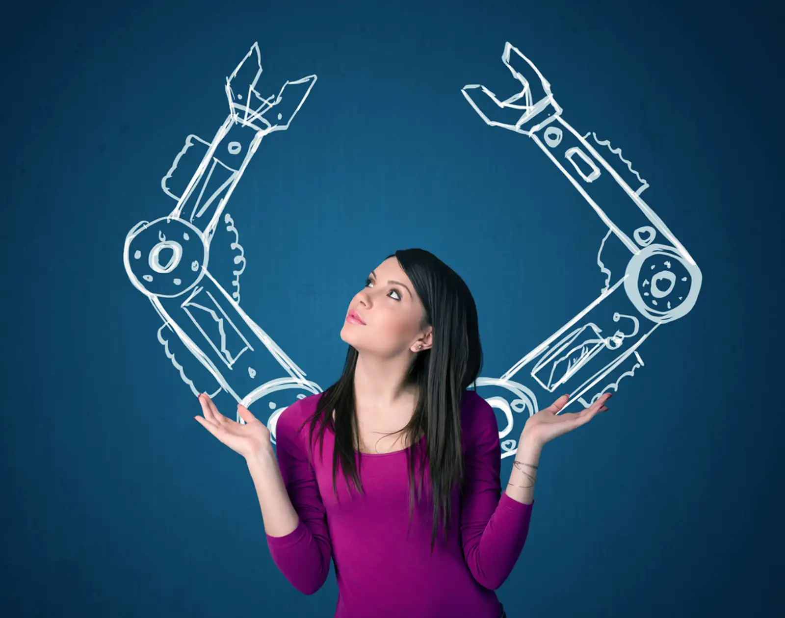 Pretty young woman with robotic arms concept.jpeg