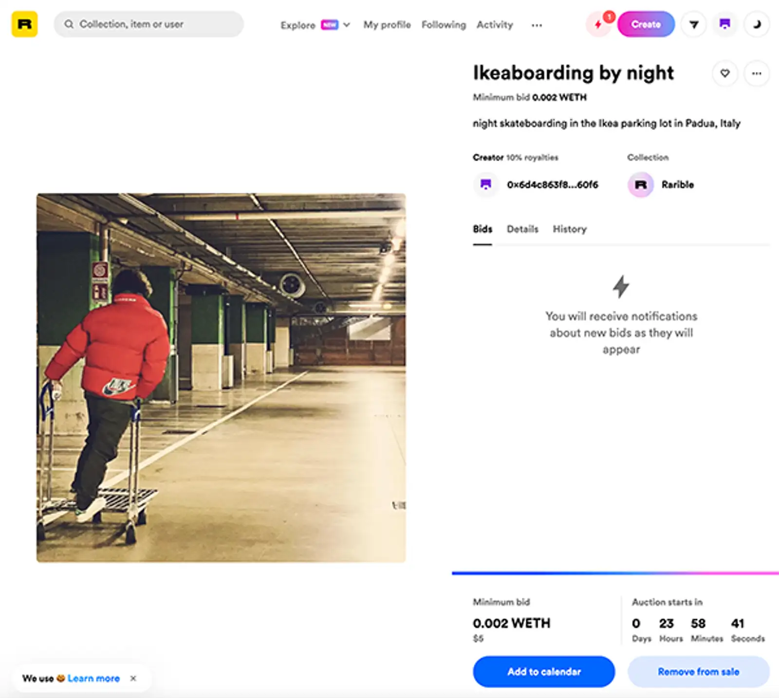 nft nel marketplace pubblicato.png