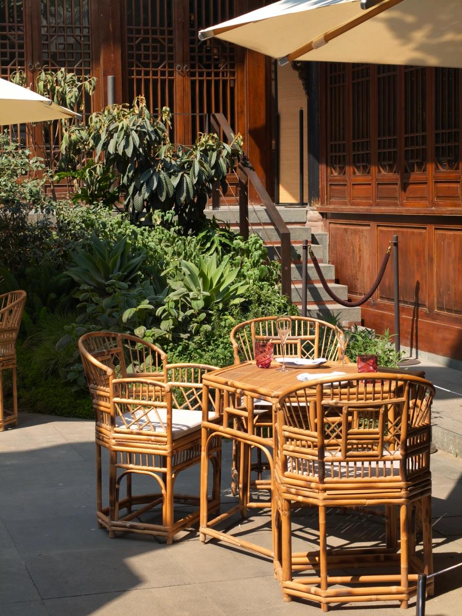 a tea house in Chengdu