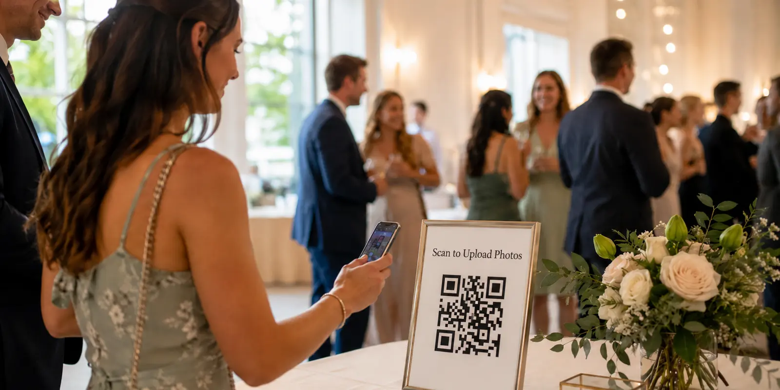 How to Collect Wedding Guest Photos with a QR Code