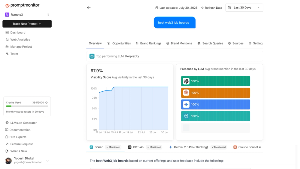 image of Promptmonitor