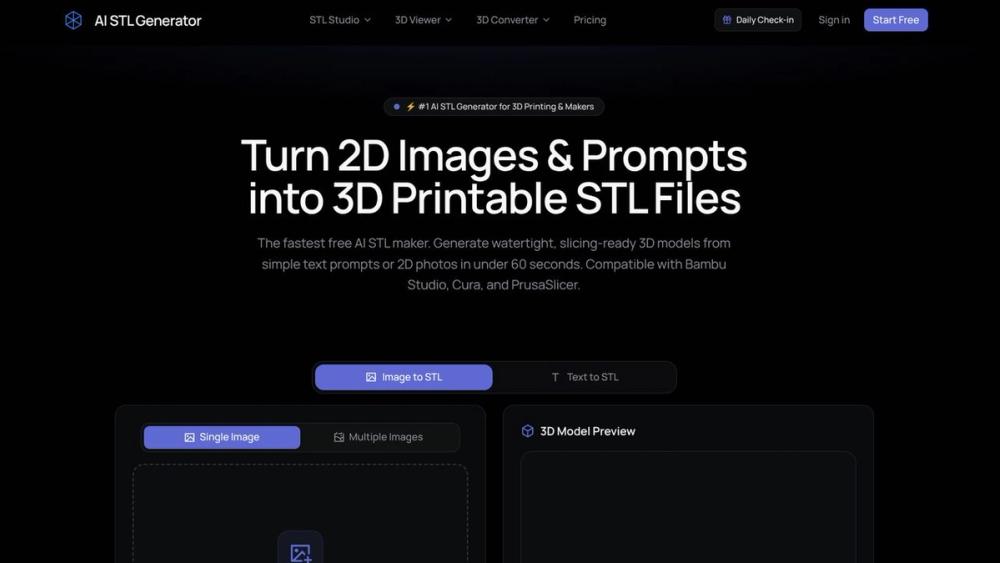 image of AI STL Generator image of AI STL Generator