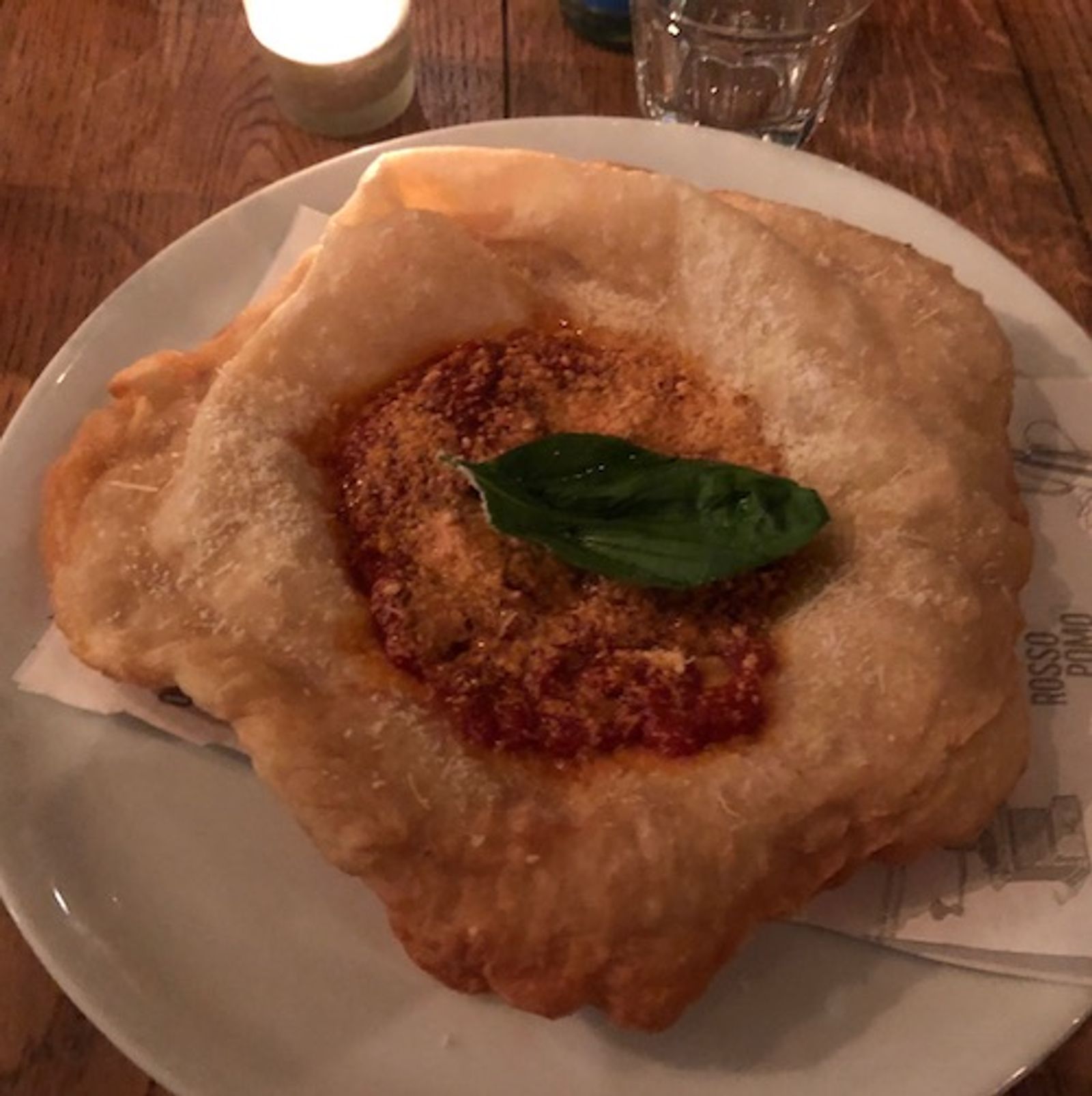 Pizza Fritta at Rosso Pomodoro