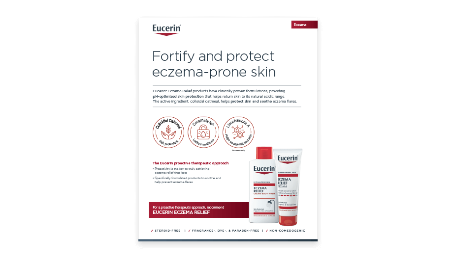 Eucerin ® Eczema Relief regimen