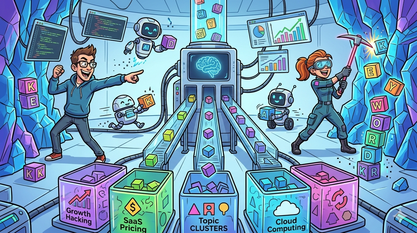 Best AI Tools for Keyword Research & Topic Clustering