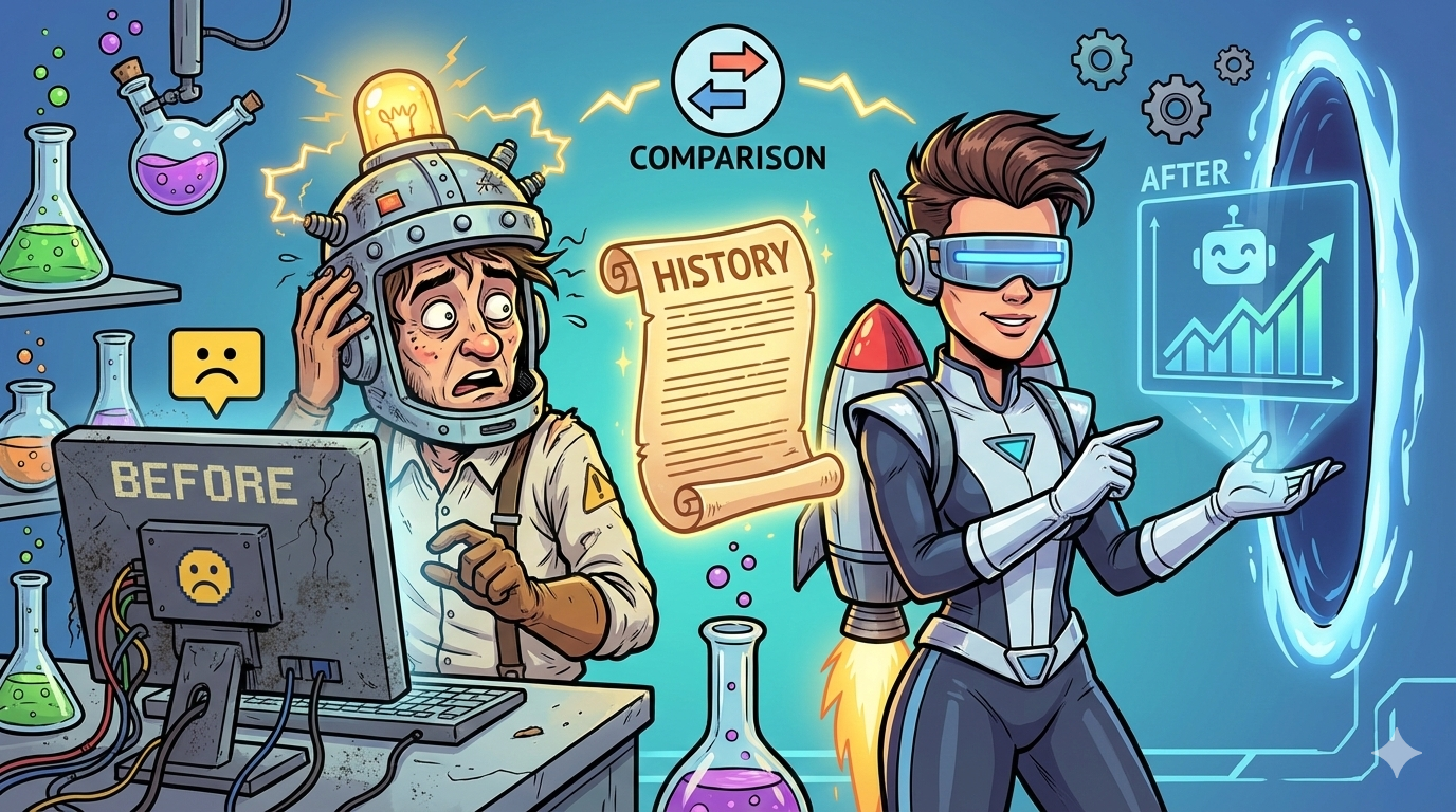 Best AI Visibility Tools with Prompt Result History + Comparisons (Before/after)