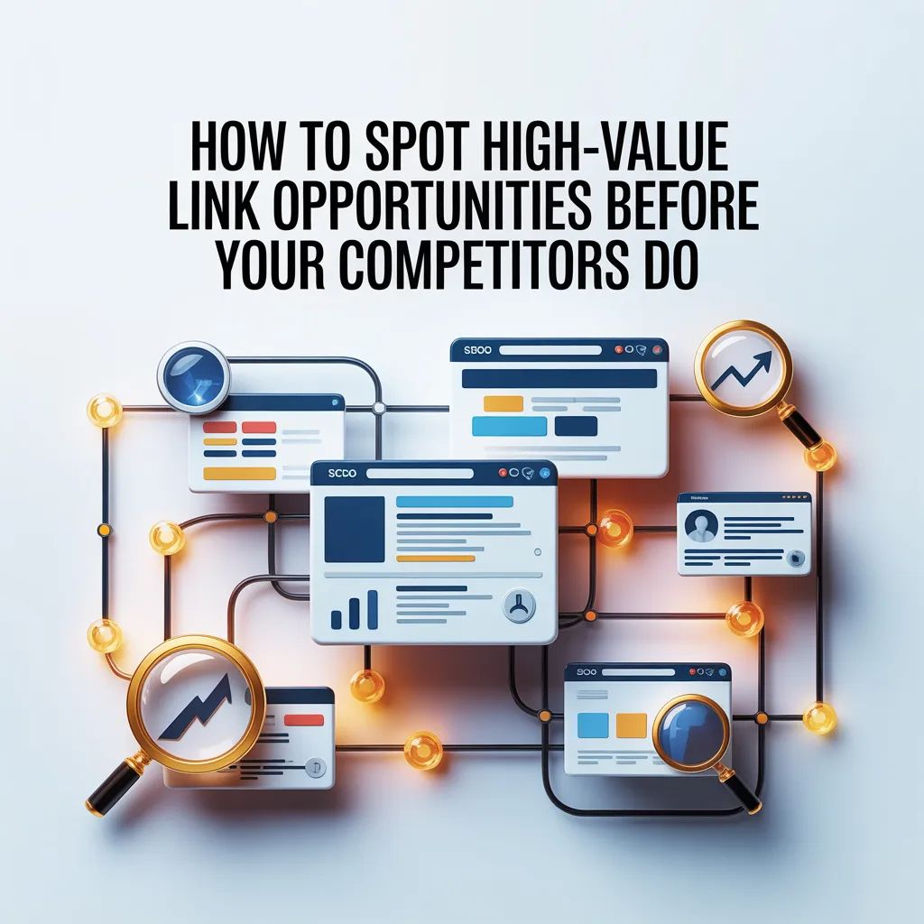 How to Spot High-Value Link Opportunities Before Your Competitors Do