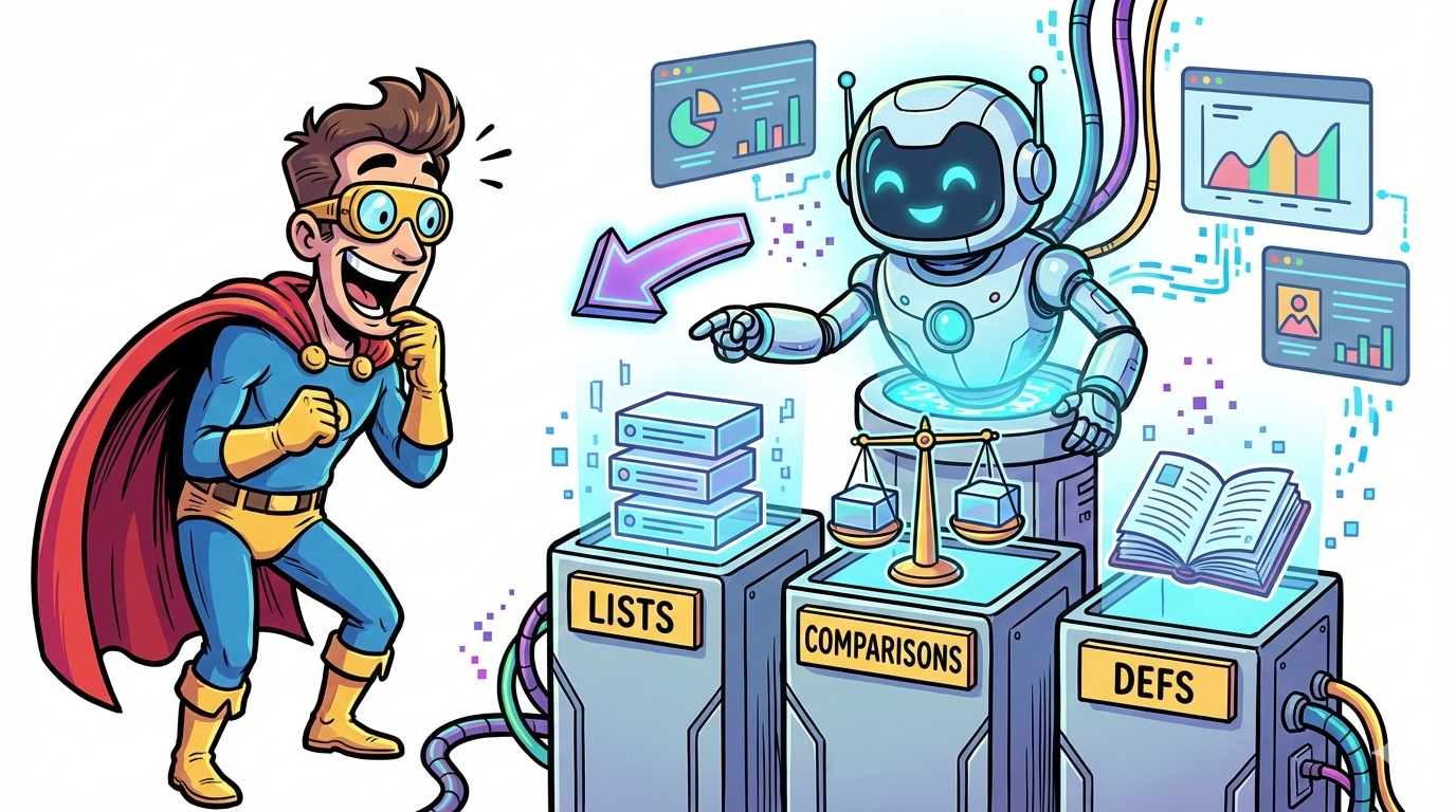 Best AI Visibility Tools that Recommend Content Formats AI Prefers (Lists, comparisons, defs)