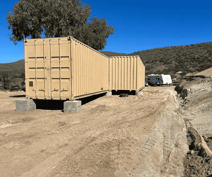 Shipping containers completed 