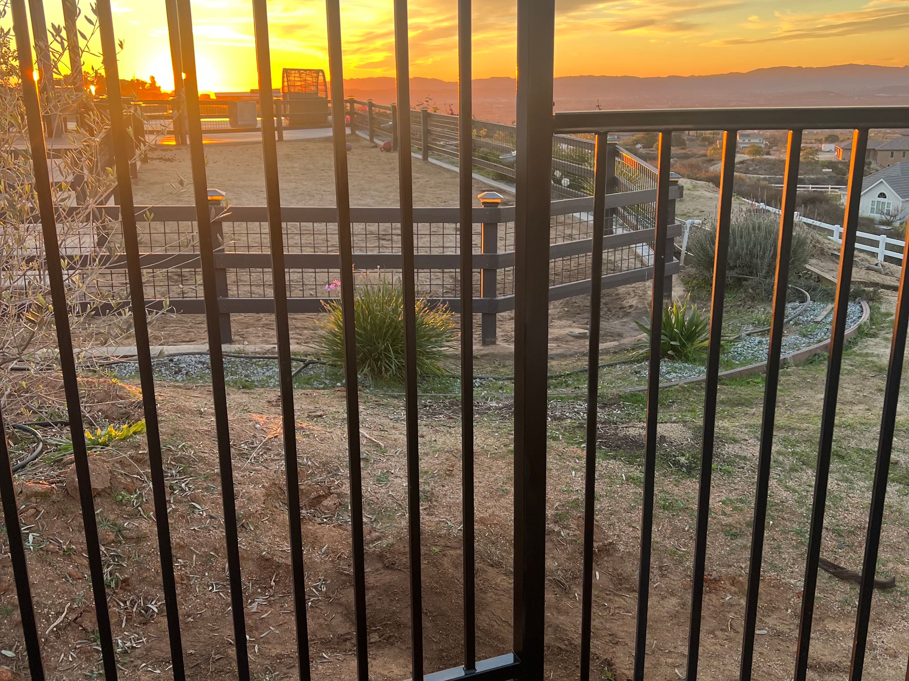 a fixed fence