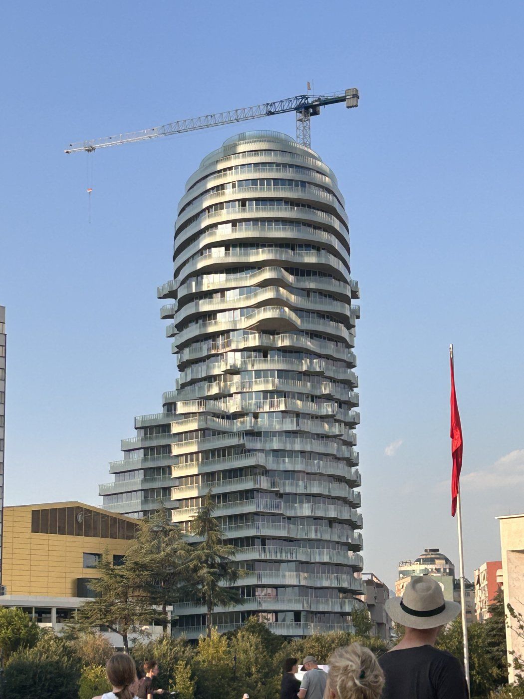 El Skanderbeg Building o Tirana's Rock, Tirana Albania
