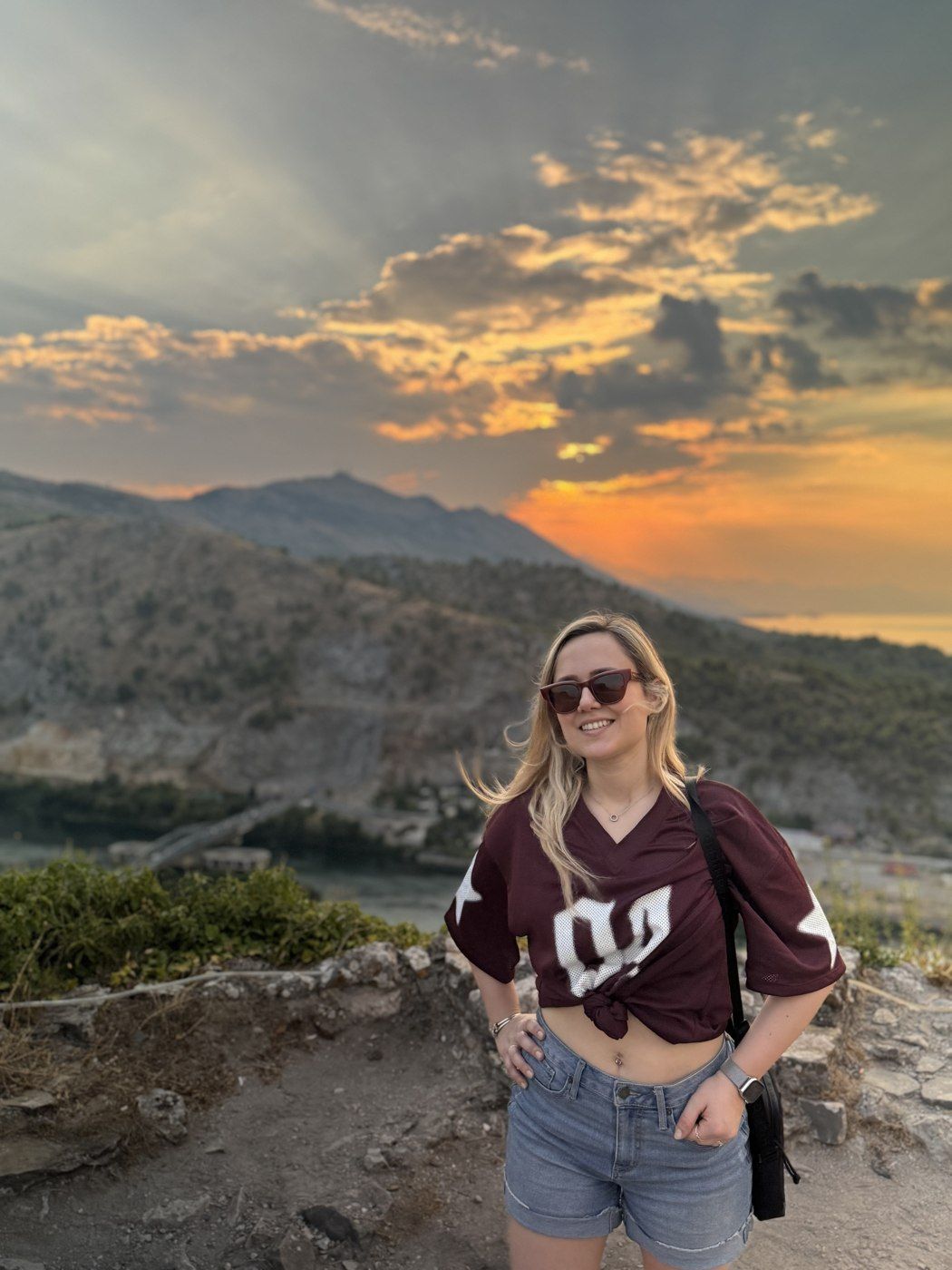 Atardecer en el castillo de Rozafa, Shkodër Albania