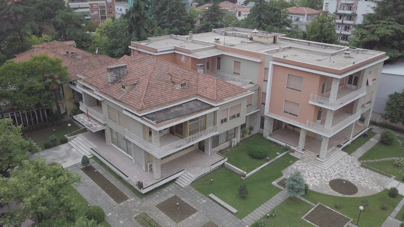 La última residencia de Enver Hoxha en el barrio de Blloku, Tirana