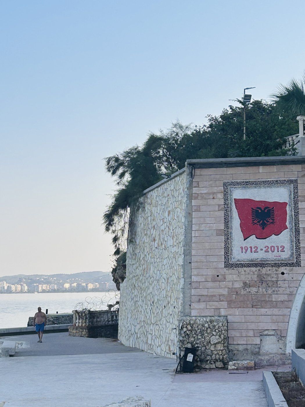 La costa de Vlorë, Albania