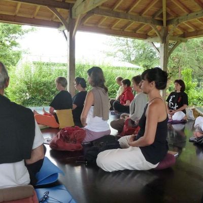 méditation estivale avec notre groupe
