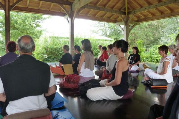 méditation estivale avec notre groupe