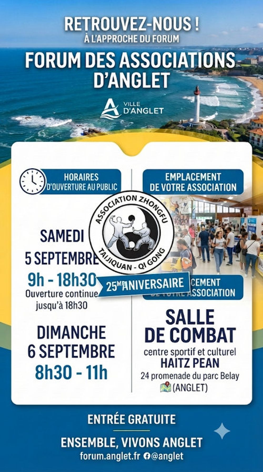 ZHONGFU sera présent au Forum d'Anglet en Septembre 2026