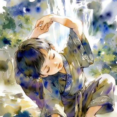 l'enfant d'or assouplit son corps
