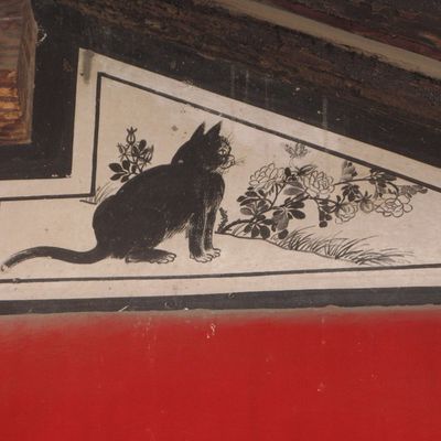 ce petit chaton s'amuse t'il avec le papillon ?