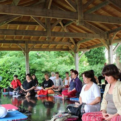 une séance de méditation