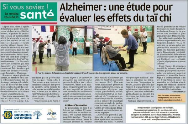 l'étude de nos pratiques et alzheimer
