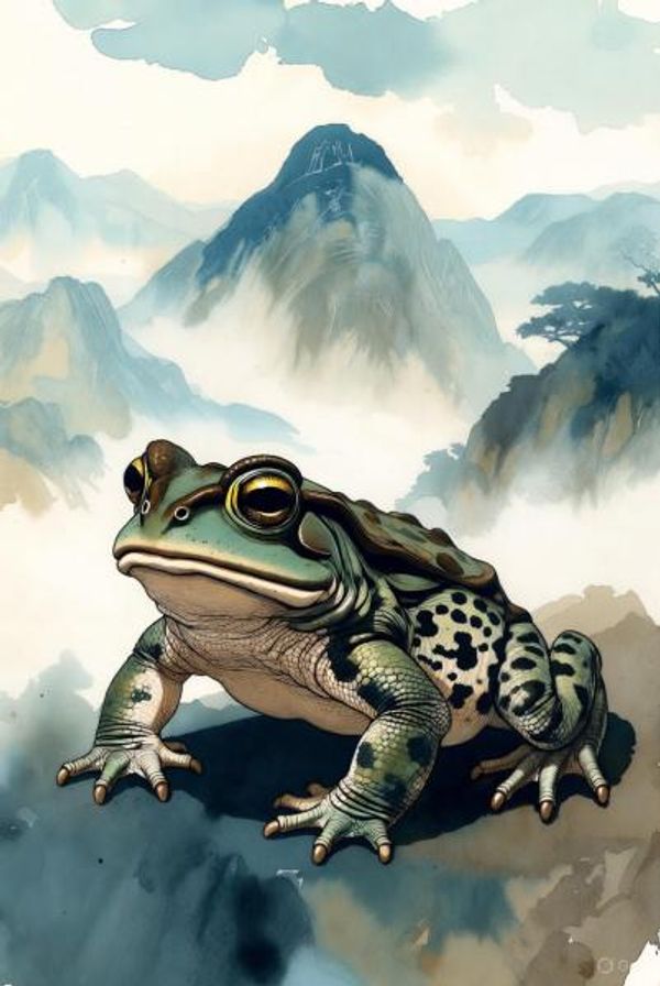 le crapaud a trois pattes