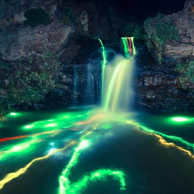 cascades en lumière