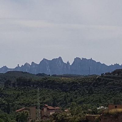 vue vers Montserrat