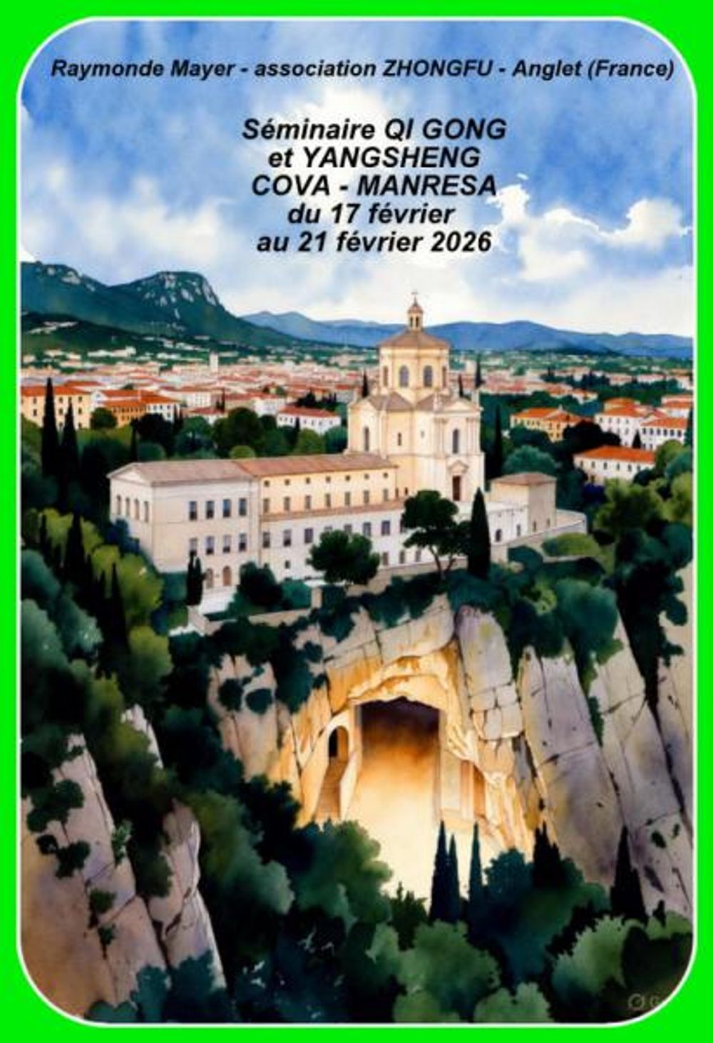 GRAND SEMINAIRE A MANRESA ESPAGNE MONASTERE DE LA COVA FEVRIER 2026