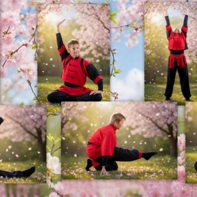 quelques mouvements de qi gong