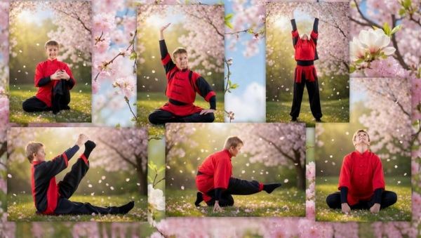 quelques mouvements de qi gong