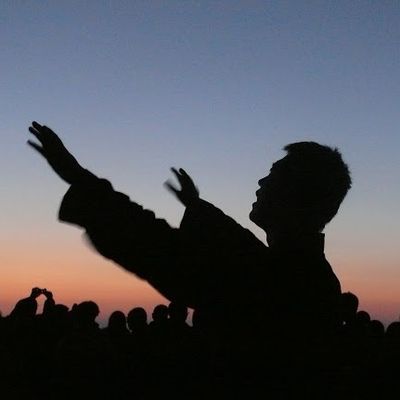 nous pratiquons sur la montagne EMEI