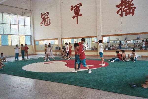 Salle d'entrainement à Chenjiagou
