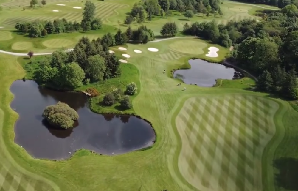 The challenging opening hole at The Knights Course