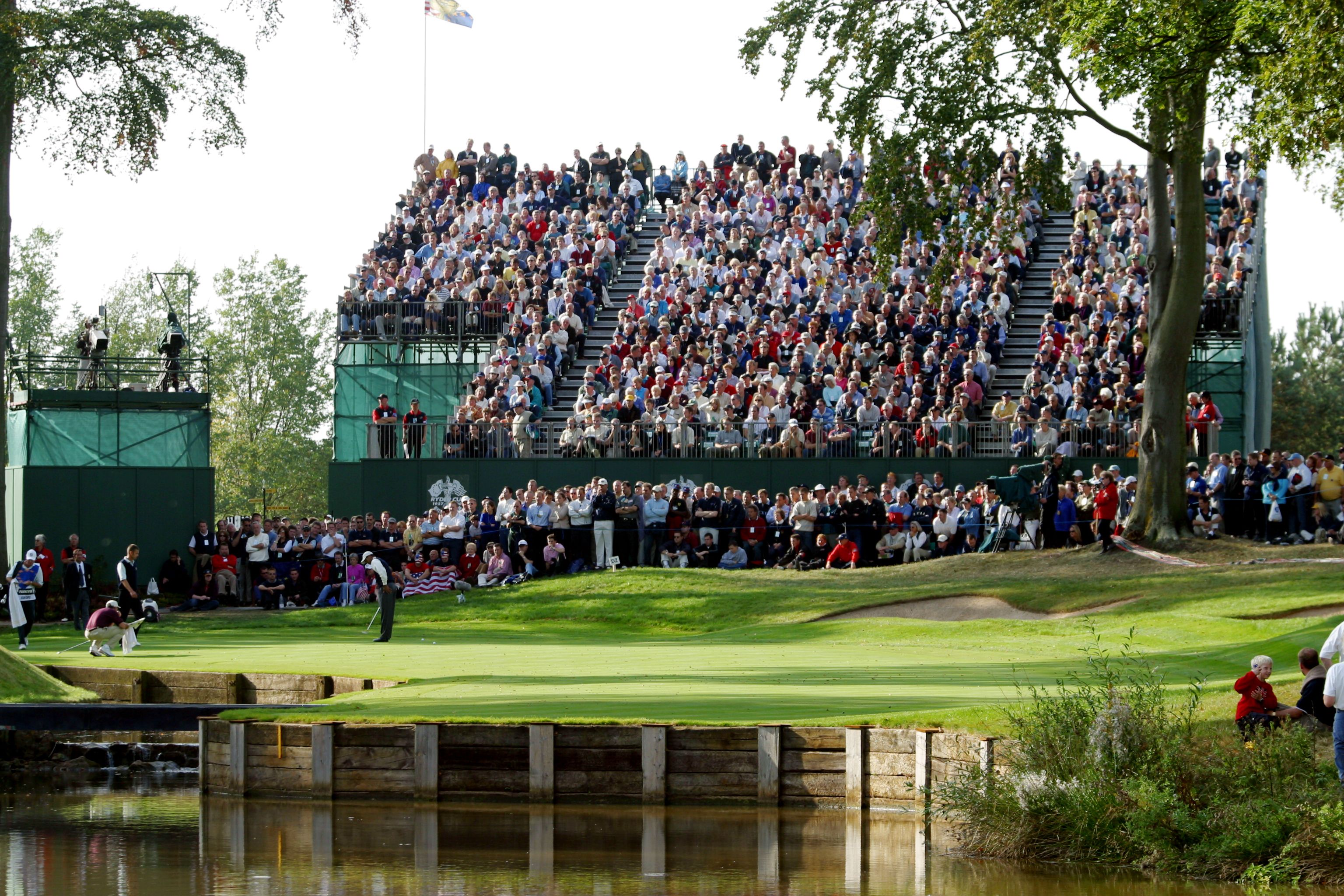 Grand Stand behind 10th 2002 Ryder Cup