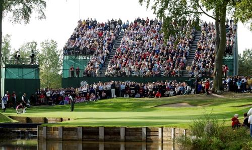 Grand Stand behind 10th 2002 Ryder Cup