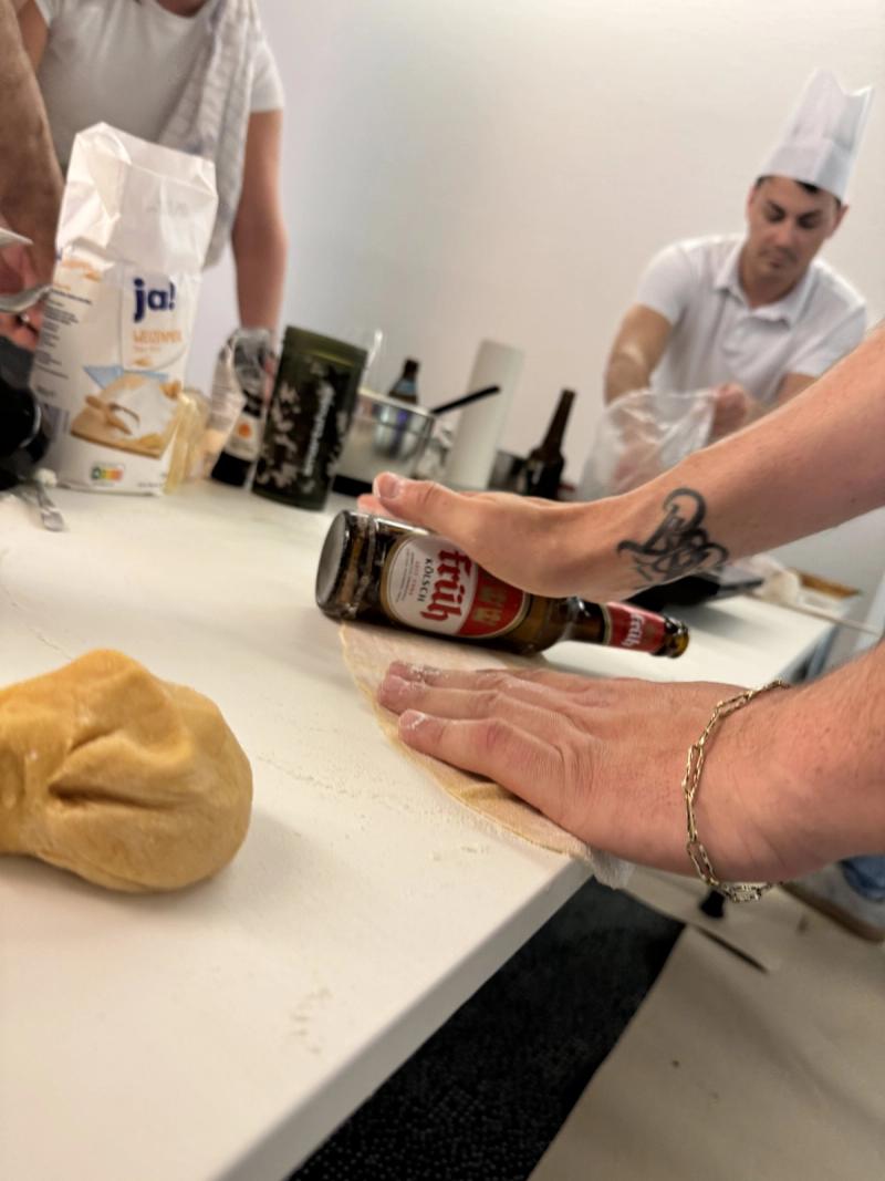 Gemeinsames Kochen beim Team-Event